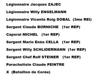  Delta 1 
----
+ Michel CONORD
+ Sergent Michel ABAD