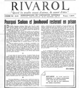  Pourquoi SALAN et JOUHAUD
resteront en prison
