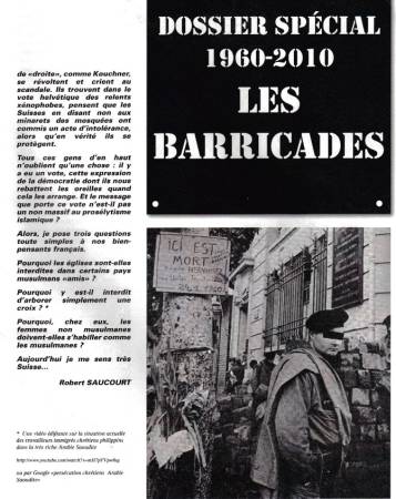 Photo-titre pour cet album: Les BARICCADES