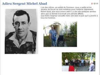  Adieu Sergent Michel ABAD
