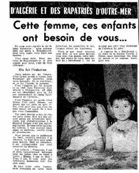  Cette Femme et ces Enfants 
ont besoin de Vous
