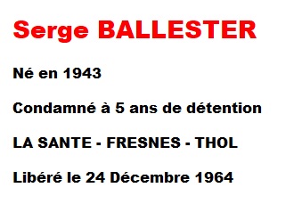 Serge BALLESTER 
