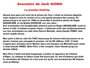 Photo-titre pour cet album: Souvenirs de Jack GIONO