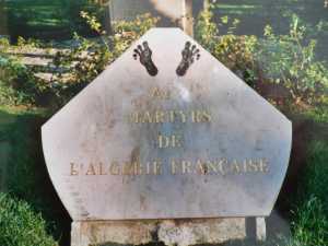  NICE 
La STELE aux MARTYRS 
de L'ALGERIE FRANCAISE 