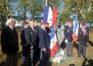  Colonel CHATEAU-JOBERT 
---- 
Inauguration du Buste le 22 octobre 2010
Drapeau de l'ADIMAD 