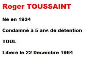  Roger TOUSSAINT 
