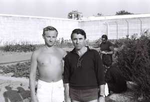 Lajos MARTON
Armand BELVISI
  Roland TALTAVULL  
dans le potager