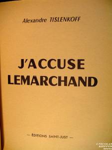 Photo-titre pour cet album: TISLENKOFF / LEMARCHAND