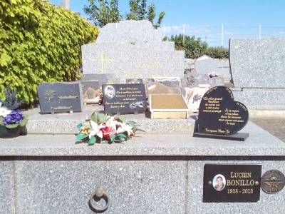 Photo-titre pour cet album: La Tombe de Lucien BONILLO