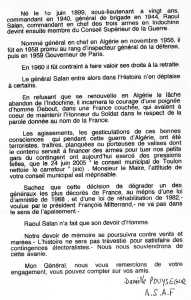  Discours de Danielle POUYSEGUR 