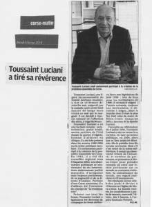 Photo-titre pour cet album: Toussaint LUCIANI
