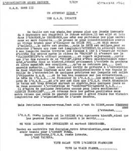  Tract de Septembre 1961 

