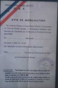  Avis de Mobilisation 
