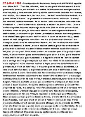  25 Juillet 1961 
----
Slt Jacques LALLEMAND
