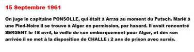  15 Septembre 1961
----
Capitaine PONSOLLE
