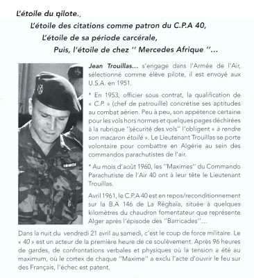  Lieutenant 
Jean TROUILLAS 
