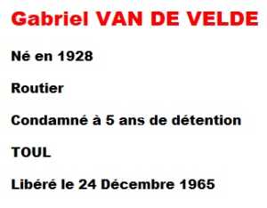  Gabriel VAN DE VELDE 
