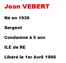  Sergent  Jean VEBERT 
