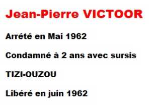  Jean-Pierre VICTOOR 
