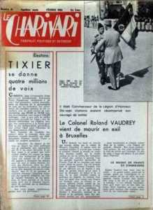  Le Colonel VAUDREY 
meurt en exil
