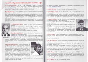 Photo-titre pour cet album: Liste des victimes avec photos