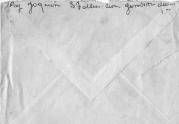 Lettre de JAQUIN