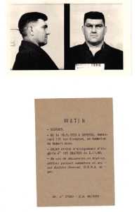  Georges WATIN 
Fiche de Police