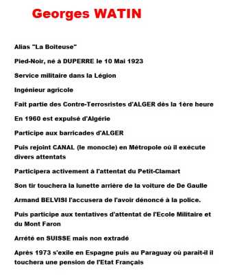   Georges WATIN  
Biographie