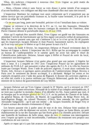  L'arrestation d'  Yves GIGNAC 