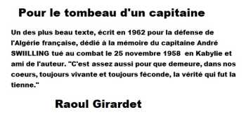  Pour le Tombeau d'un Capitaine
----
Raoul GIRARDET
