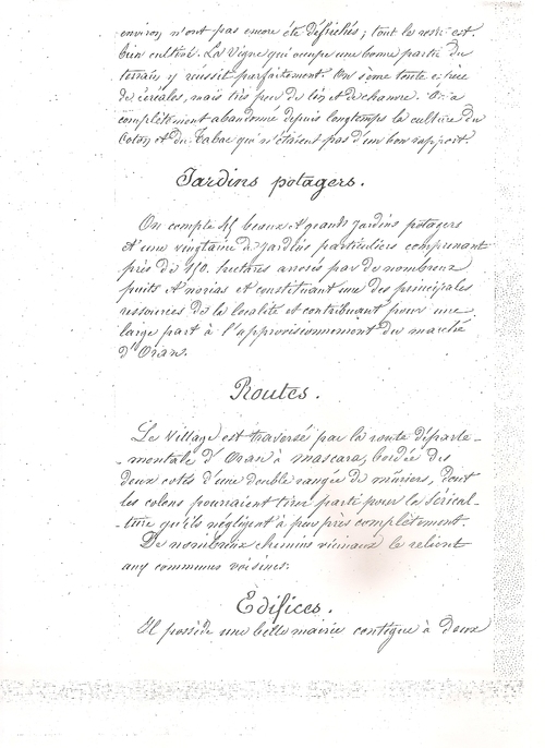HISTORIQUE DE LA SENIA