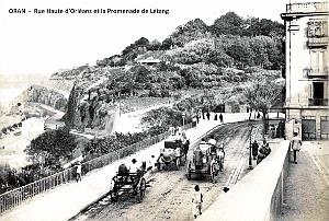 2464- Oran - Rue Haute d'Orleans et la Promenade de Letang