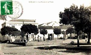 2548- Saoula - Poste et Place - 1913