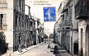 2551- Philippeville - Rue Theophile Reguis - 1910