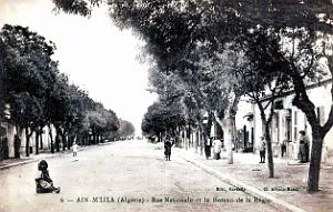 Ain-M'Lila - Rue Nationale et Regie
