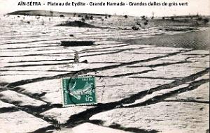 Ain-Sefra - Plateau de Eydite - Grande Hamada - Grandes dalles de gres vert - 1904