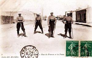 Ain-Sefra - Rue de France - Poste - 1908