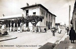 Ain-Temouchent - Poste et Rue Cambronne - 1952