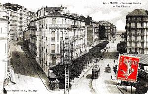 Alger - Bd Baudin et Rue Charras