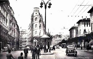 Alger - Carrefour Rue Michelet et Rue Charras