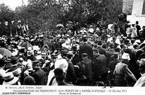 Alger - Fort l'Empereur - Inauguration de la Colonne Bailloud - 1912