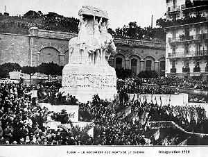 Alger - Inauguration Monument en 1928