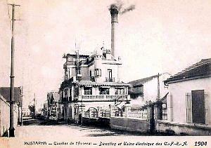 Alger - Mustapha - Quartier Arsenal - Direction et Usine CFRA - 1904