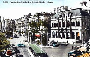 Alger - Opera et Rue Dumont-D'Urville