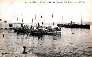 Alger - Port - Entree - Paquebot Ville d'Alger
