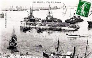 Alger - Port - Ilot El-Adjefna - 1914