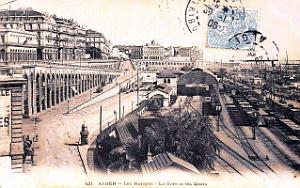 Alger - Rampes - Gare et Quais - 1906