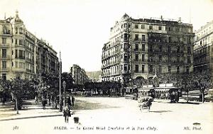 Alger - Rue d'Isly - Hotel Excelsior