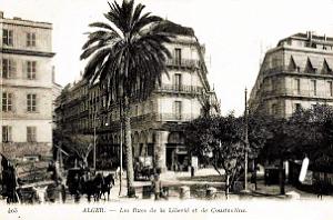 Alger - Rues de la Liberte et de Constantine
