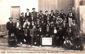 Alger - Souvenir du Trimard - Ouvriers Compagnons du Tour de France - Nov. 1919